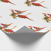 Red Dragon - Wrapping paper ラッピングペーパー (角)