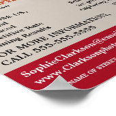 Red Dragonfly、写真、フォトグラファー採用 ポスター (角)