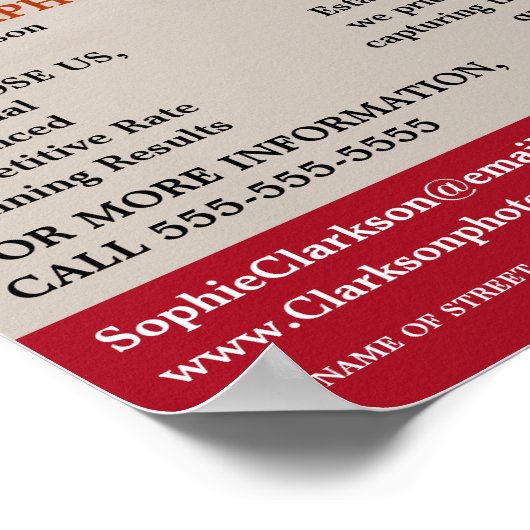 Red Dragonfly、写真、フォトグラファー採用 ポスター (角)