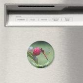 Red Dragonfly Nature Personalized マグネット (インサイチュ (食洗機))