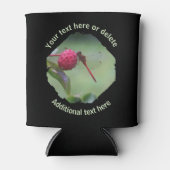 Red Dragonfly Nature Personalized  缶クーラー (正面)