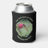 Red Dragonfly Nature Personalized  缶クーラー (缶裏面)