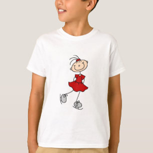 Red Dress Figure Skater Tshirts and Gifts Tシャツ