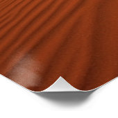 Red Dune Horizon – Sunlit Desert Path Poster ポスター (コーナー)