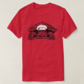 Red Eared Slider Turtle Animal Chef Funny Cooking Tシャツ (デザイン正面)