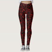 Red Electro Plasma Glow Leggings レギンス (正面)