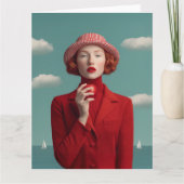 Red Elegance with Apple カード (正面)