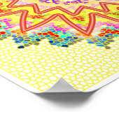 RED Energy きらめく Healingチャクラ ポスター (角)