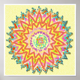 RED Energy きらめく Healingチャクラ ポスター