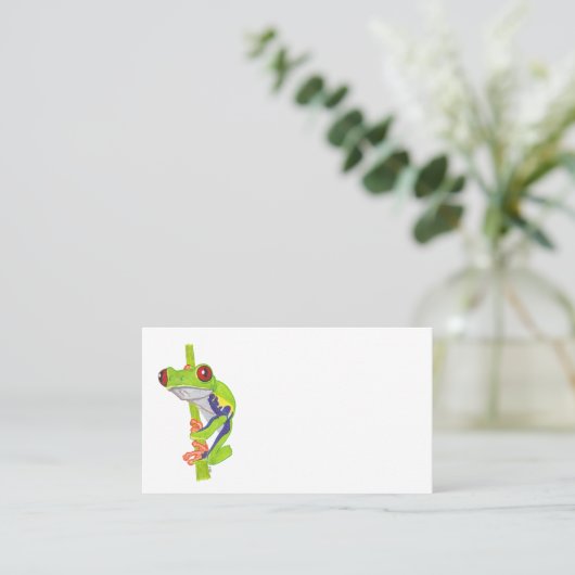 RED EYED TREE FROG 名刺 (スタンド正面)