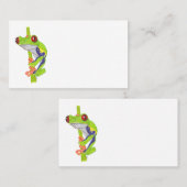 RED EYED TREE FROG 名刺 (正面/裏面)