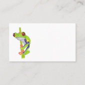 RED EYED TREE FROG 名刺 (正面)