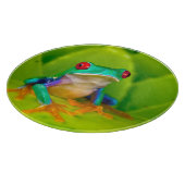 Red-eyed tree frog, Costa Rica カッティングボード (角)