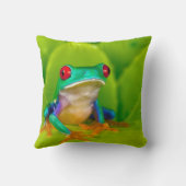 Red-eyed tree frog, Costa Rica クッション (裏面)