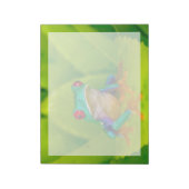 Red-eyed tree frog, Costa Rica ノートパッド (回転)