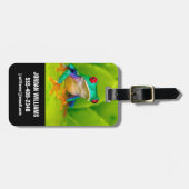 Red-eyed tree frog, Costa Rica ラゲッジタグ (正面横)