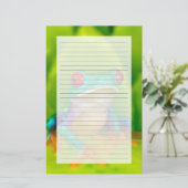 Red-eyed tree frog, Costa Rica 便箋 (スタンド正面)