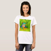 Red-eyed tree frog, Costa Rica Tシャツ (正面フル)