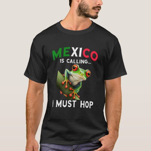 Red Eyed Tree Frog Rainforest Amphibian Mexico Is Tシャツ (正面)
