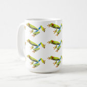 Red eyed tree frogs コーヒーマグカップ (正面左)