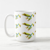 Red eyed tree frogs コーヒーマグカップ (左)