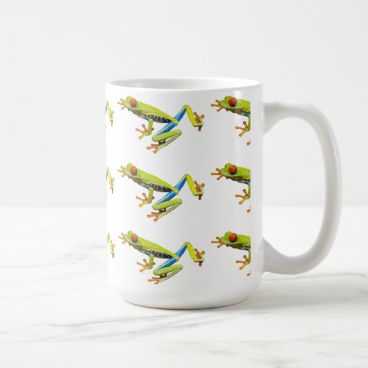 Red eyed tree frogs コーヒーマグカップ (右)