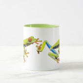 Red eyed tree frogs マグカップ (中央)