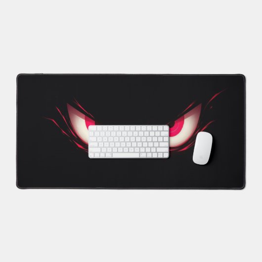 Red Eyes Mouse Pad デスクマット (キーボード&マウス)