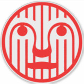 Red Face Modern 4Matt シール (正面)