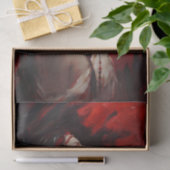 Red Feather Native American Woman Decoupage 薄葉紙 (ギフト)