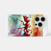 Red Fire Ant 131024AREF103 - Watercolor iPhoneケース (裏面横)