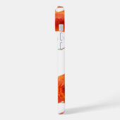 Red Fire Dragon Art | Mythical Flame Dragon Design iPhoneケース (左側面)