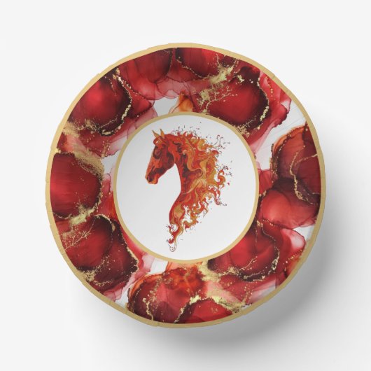 Red Fire Horse ペーパーボウル (正面)