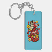 Red Fire Horse – Chinese Zodiac 2026 キーホルダー (正面左)