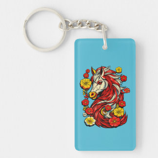 Red Fire Horse – Chinese Zodiac 2026 キーホルダー
