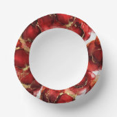 Red Fire Pattern ペーパーボウル (正面)