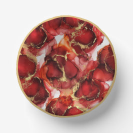 Red Fire Pattern ペーパーボウル