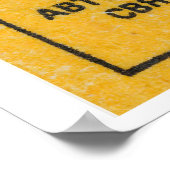 Red Fire Truck Illustration Czechoslovakia ポスター (角)