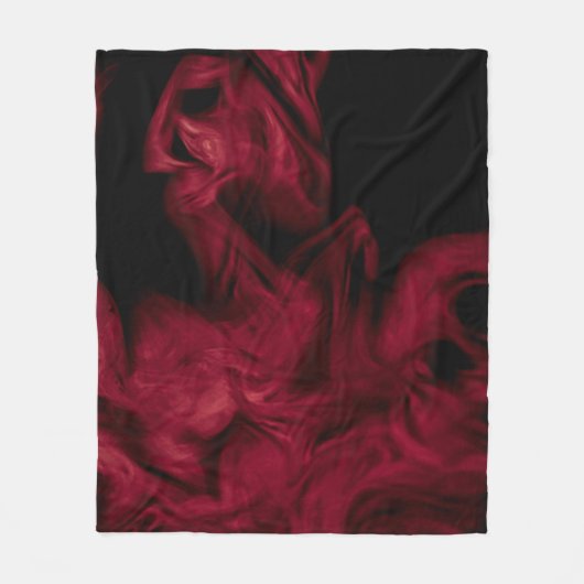 Red flame フリースブランケット (正面)