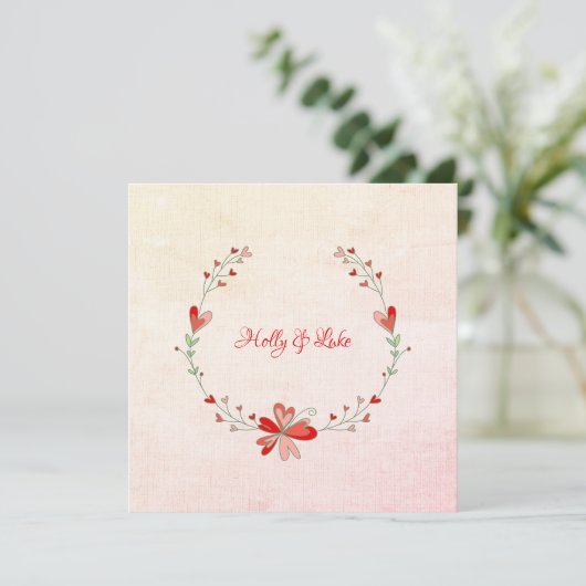 Red Floral Design for a Spring Outdoor Event (スタンド正面)