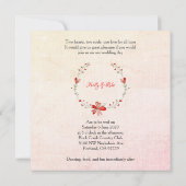 Red Floral Design for a Spring Outdoor Event (裏面)