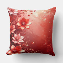 Red Floral Festive