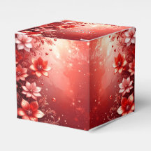 Red Floral Festive