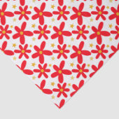 Red Floral Hand-Drawn Christmas Holidays Cute  薄葉紙 (詳細)