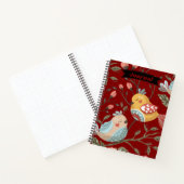 Red Floral Journal ノートブック (内部)