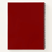 Red Floral Journal ノートブック (裏面)
