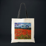 Red Flower Field, Van Gogh トートバッグ<br><div class="desc">Vincent Willem van Gogh (30 March 1853 – 29 July 1890) was a Dutch post-impressionist painter who is among the most famous and influential figures in the history of Western art. In just over a decade, he created about 2, 100 artworks, including around 860 oil paintings, most of which date...</div>