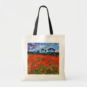 Red Flower Field, Van Gogh トートバッグ