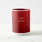 Red Flower Holiday Mug マグカップ (中央)