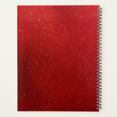 Red Flower Holiday Planner プランナー手帳 (裏面)